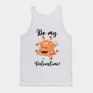 Be My Valenslime Roleplaying Video Game RPG Geek Couple Gift Tank Top
